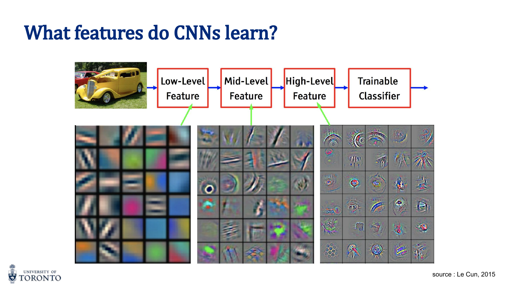 Saliency map showing important regions for classification
